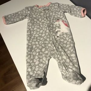 Carter’s fleece sleeper, size 3 month
